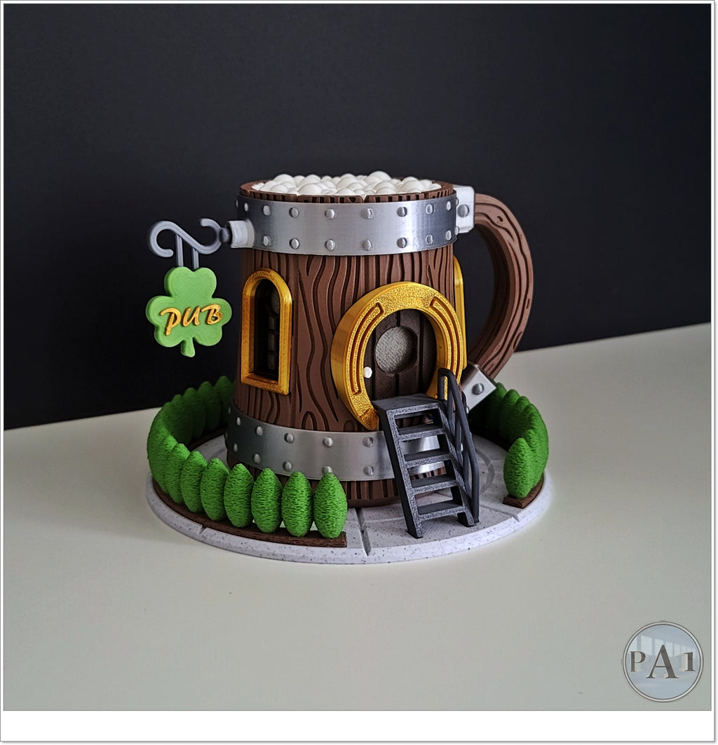 Beer Mug Fairy House