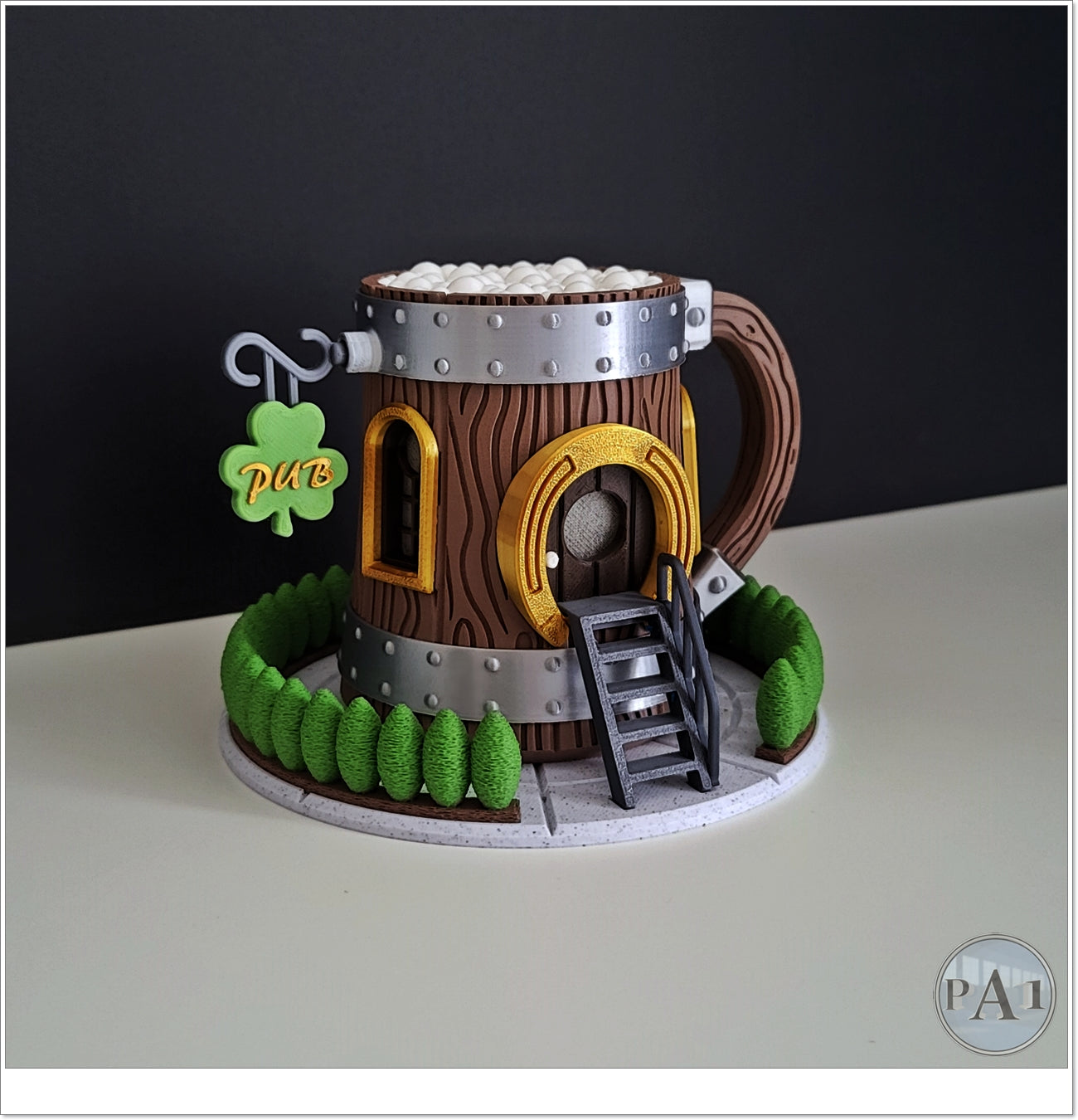 Beer Mug Fairy House