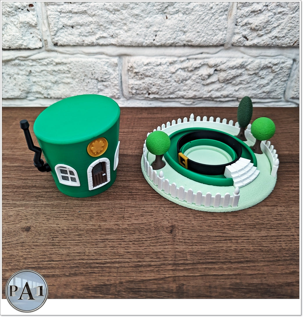 Leprechaun Hat Light Up Fairy Garden Statue