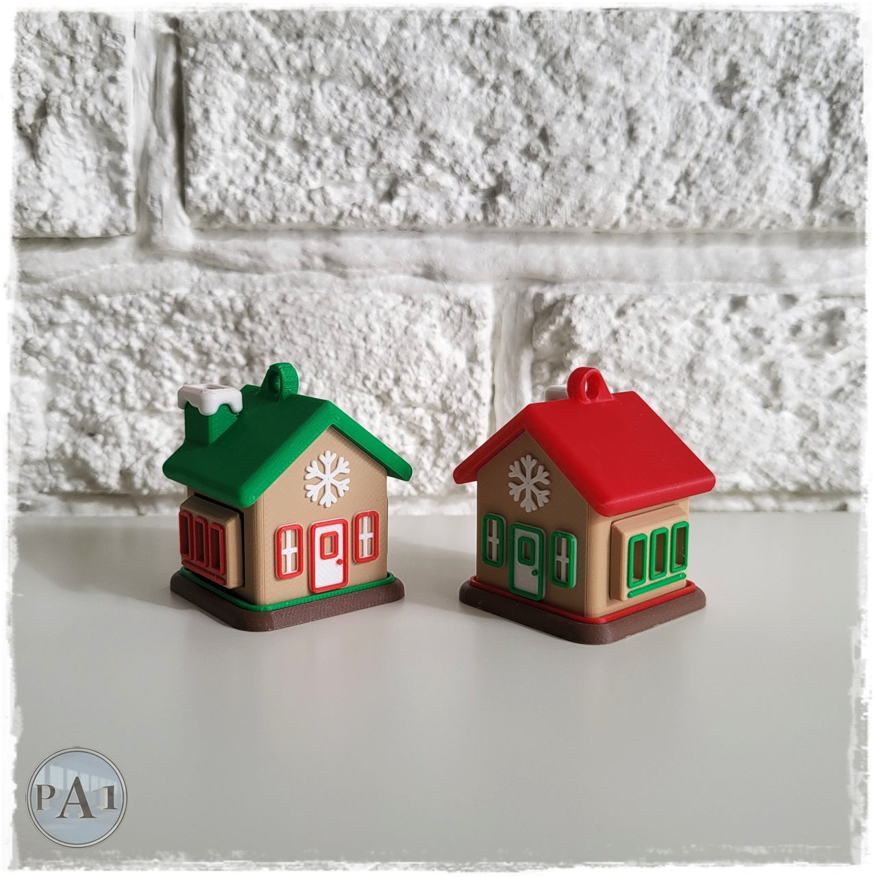 Mini Gingerbread Christmas Ornaments