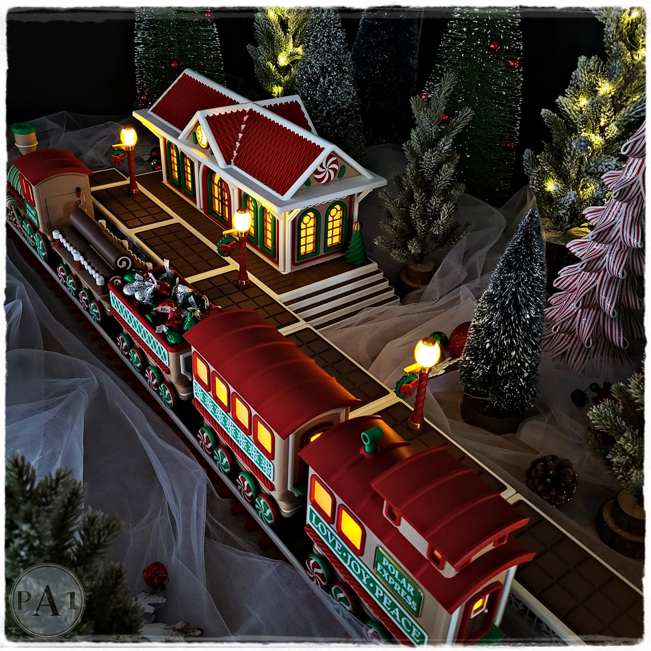 Gingerbread Train Station