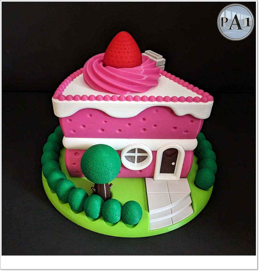 Cake Slice Fairy Garden Statue