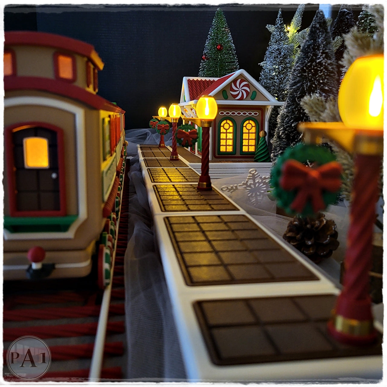 Gingerbread Train Station
