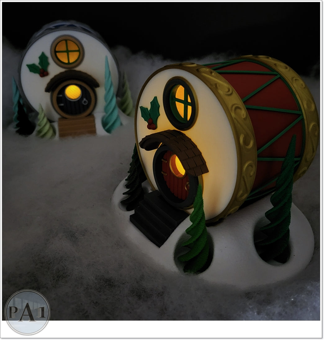 Christmas Drum Light Up