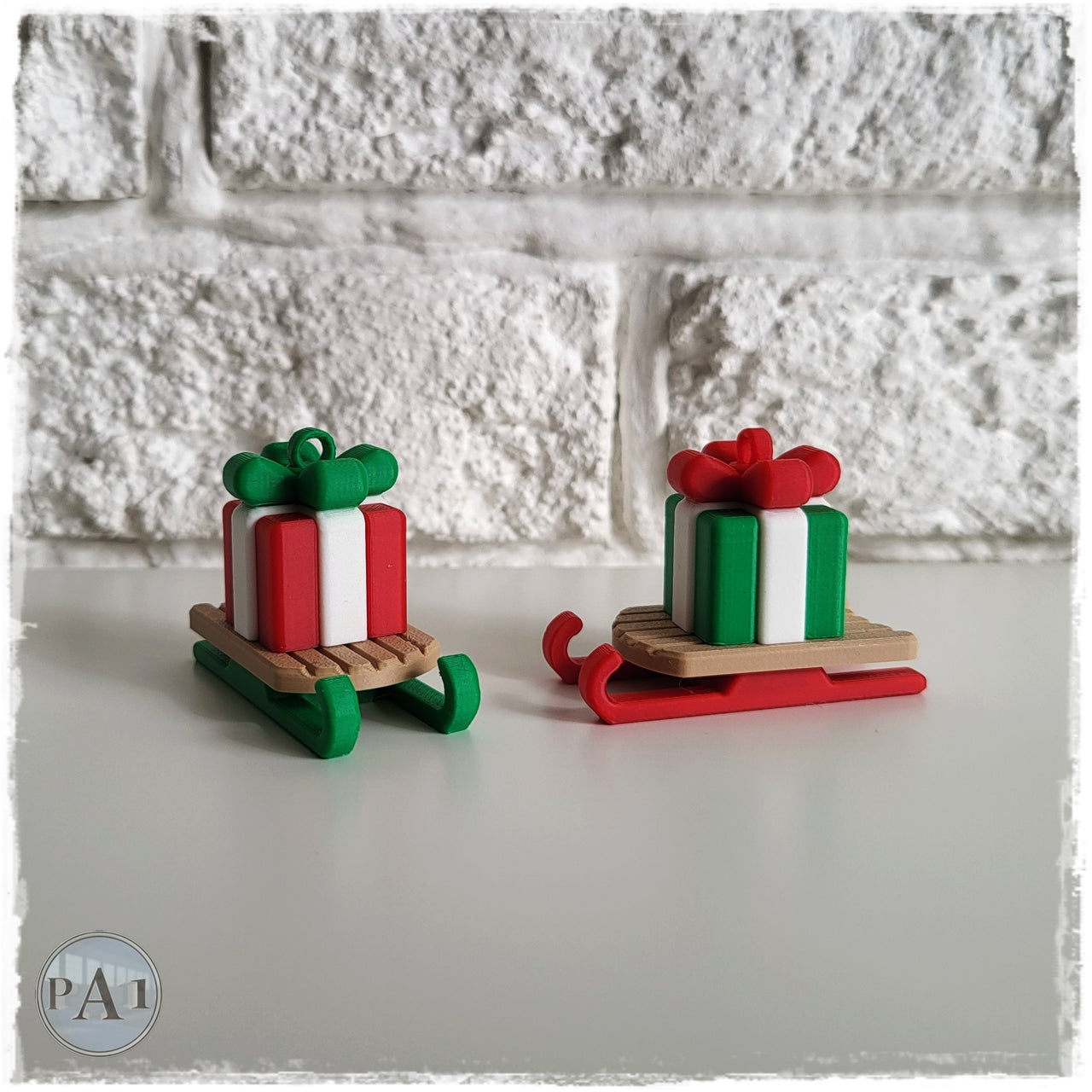 Mini Gingerbread Christmas Ornaments