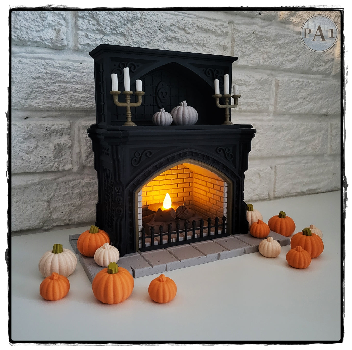 Gothic Tealight Fireplace