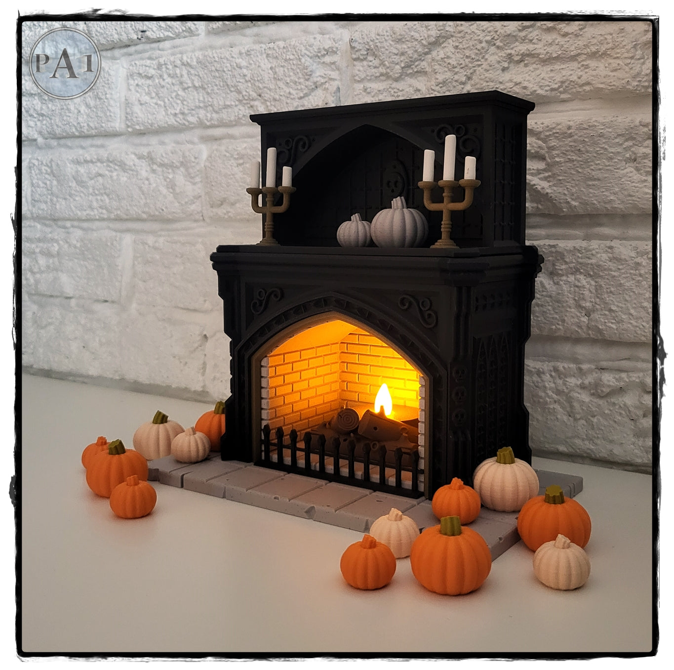 Gothic Tealight Fireplace