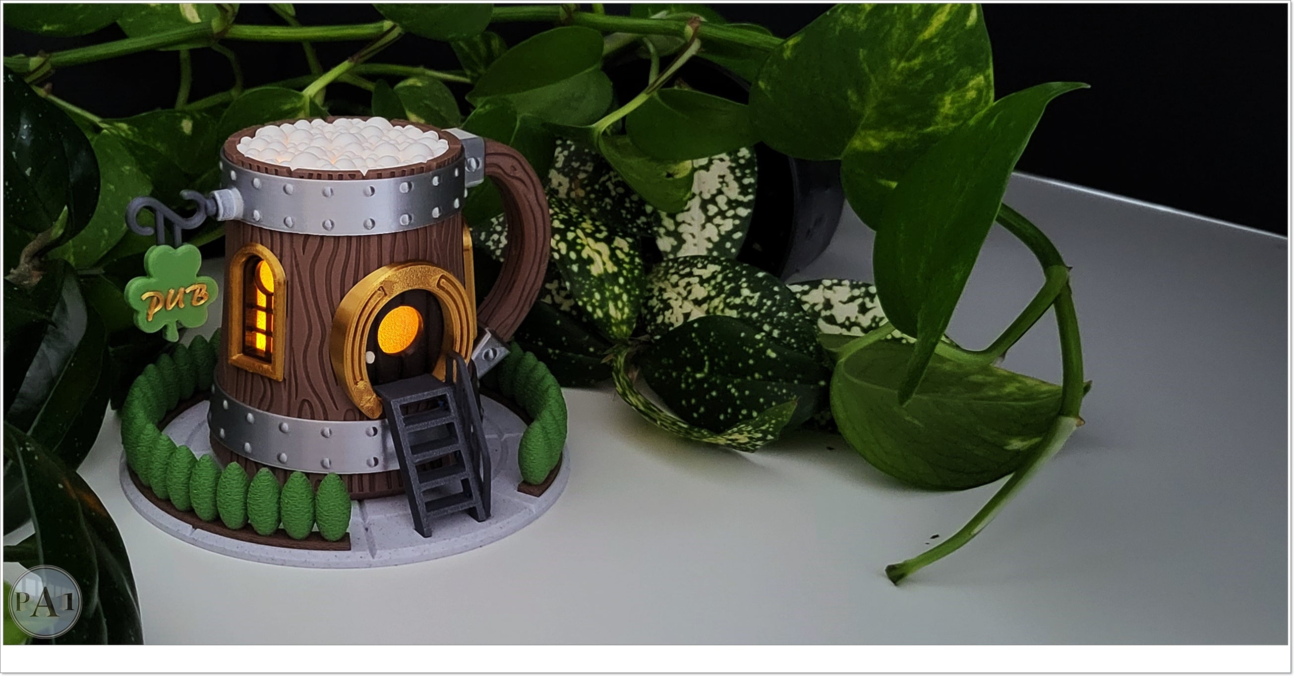 Beer Mug Fairy House