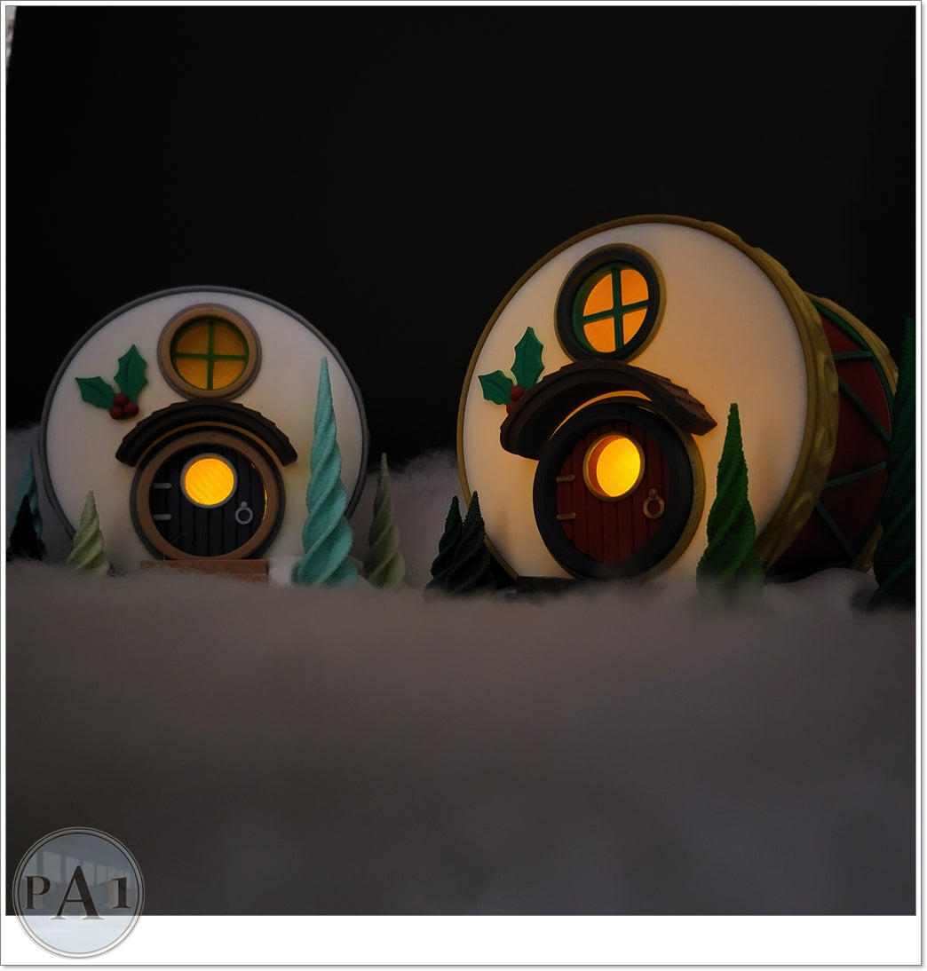 Christmas Drum Light Up