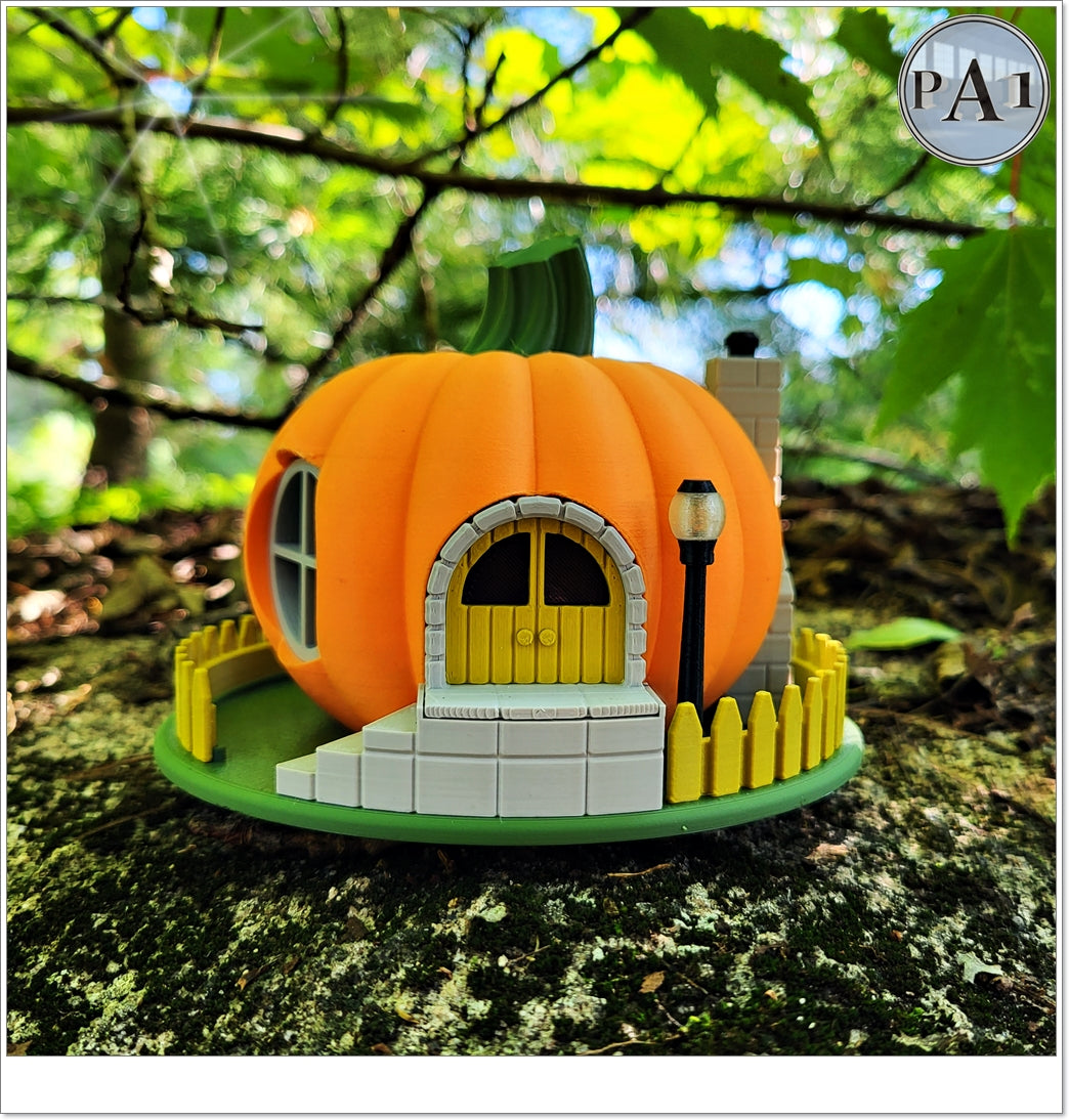 Pumpkin Fairy House