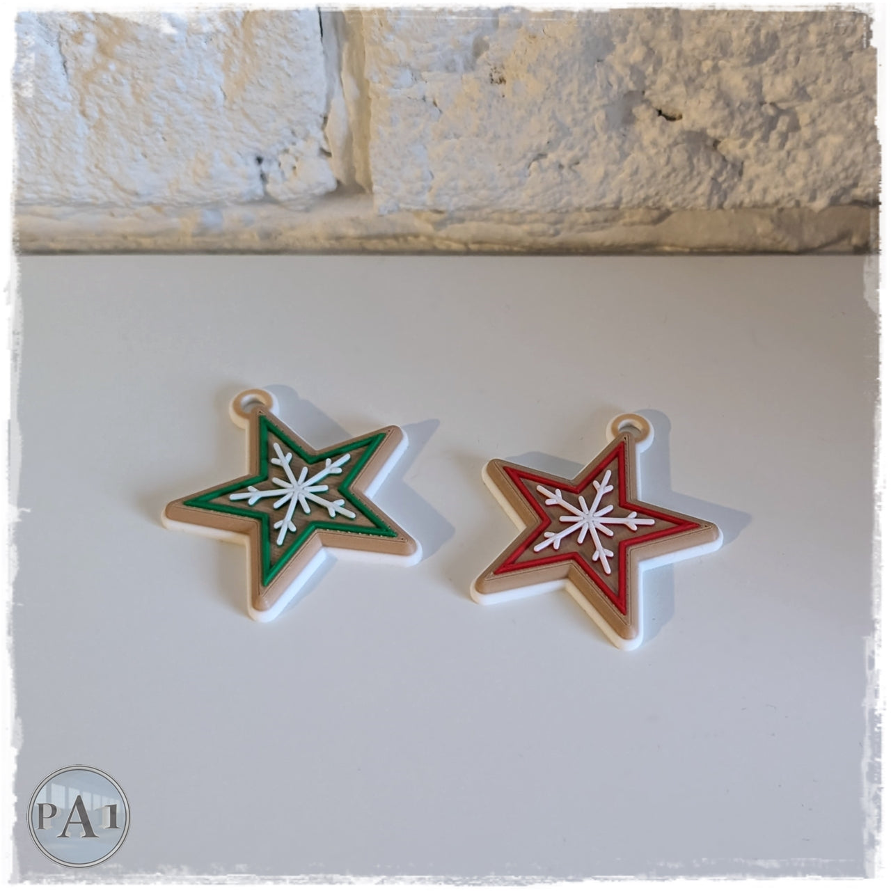 Mini Gingerbread Christmas Ornaments