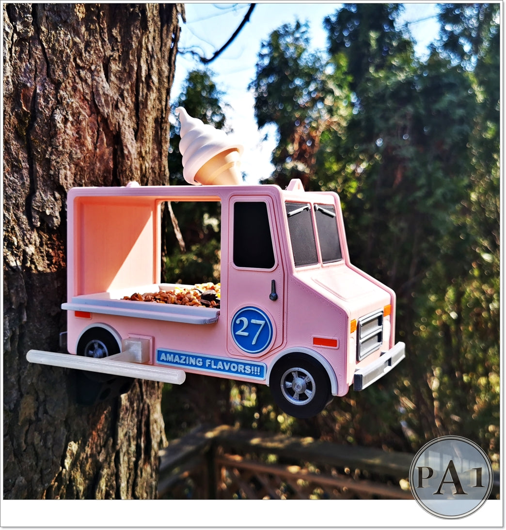 Ice Cream Food Truck Bird Feeder