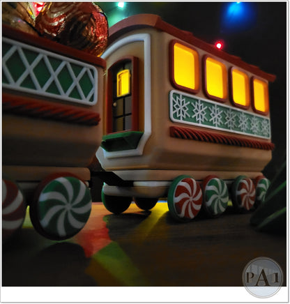 Gingerbread Train Light Up
