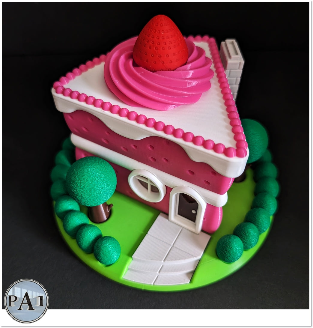 Cake Slice Fairy Garden Statue