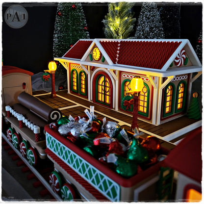 Gingerbread Train Station