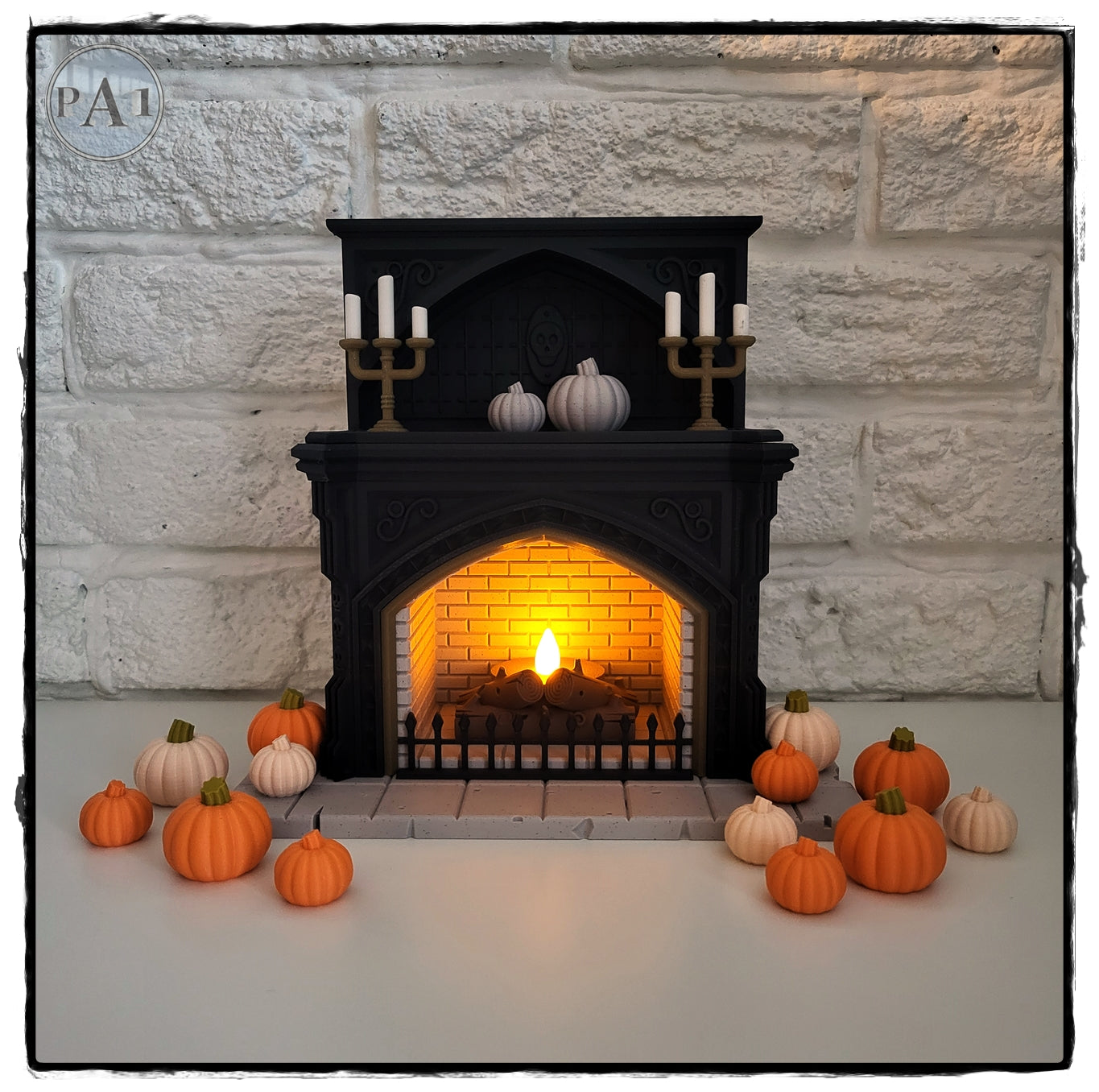 Gothic Tealight Fireplace