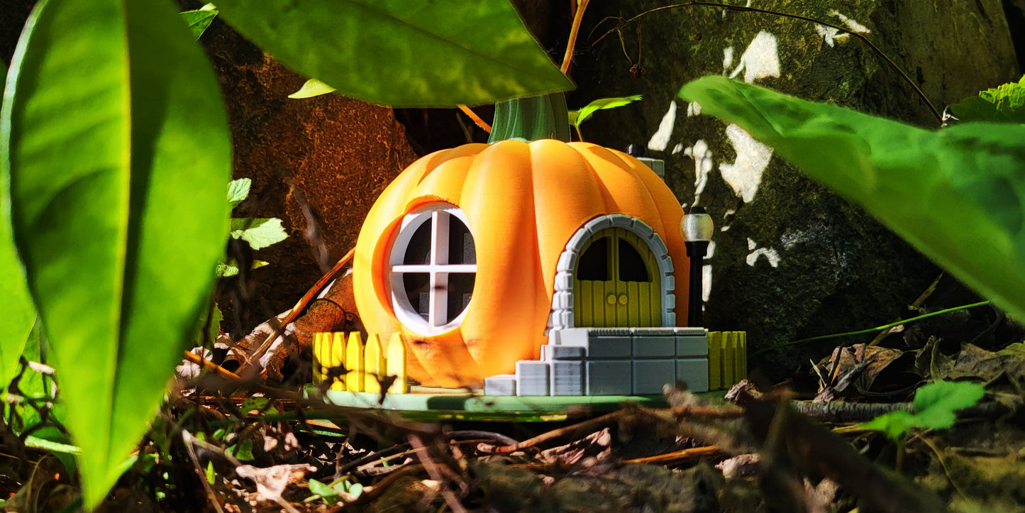 Pumpkin Fairy House