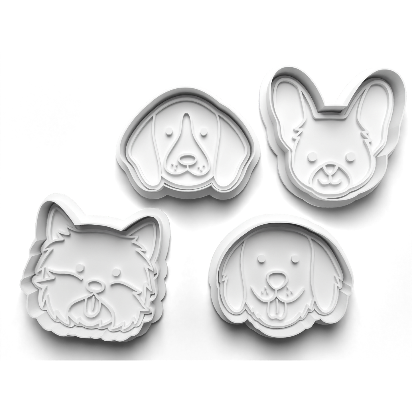 Dogs Cookie Cutter Stamp Set