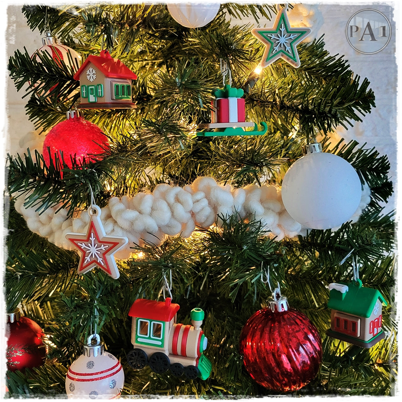 Mini Gingerbread Christmas Ornaments