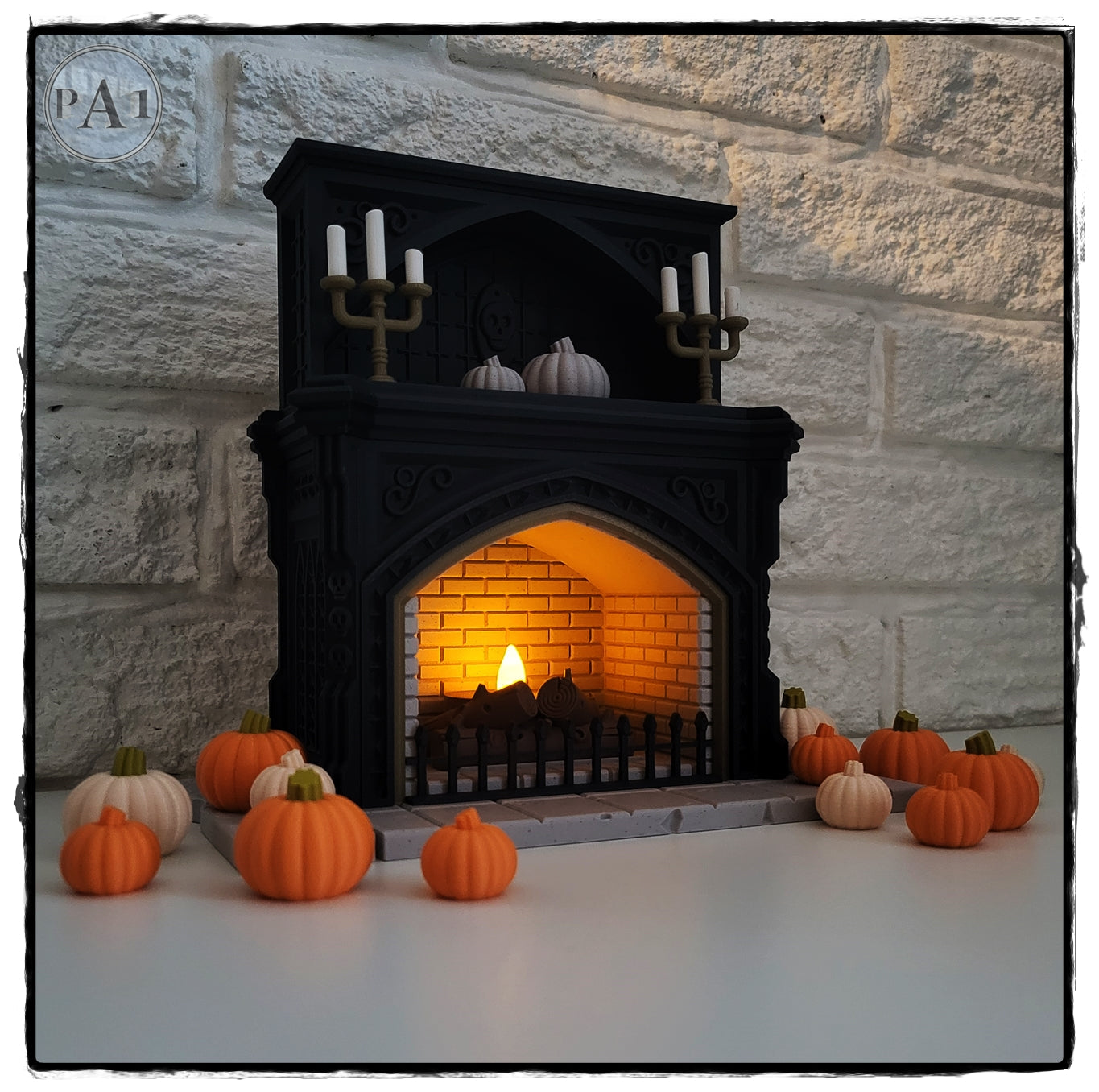 Gothic Tealight Fireplace