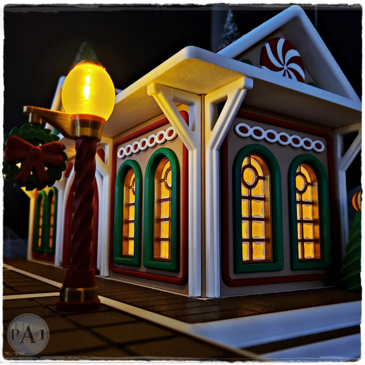 Gingerbread Train Station