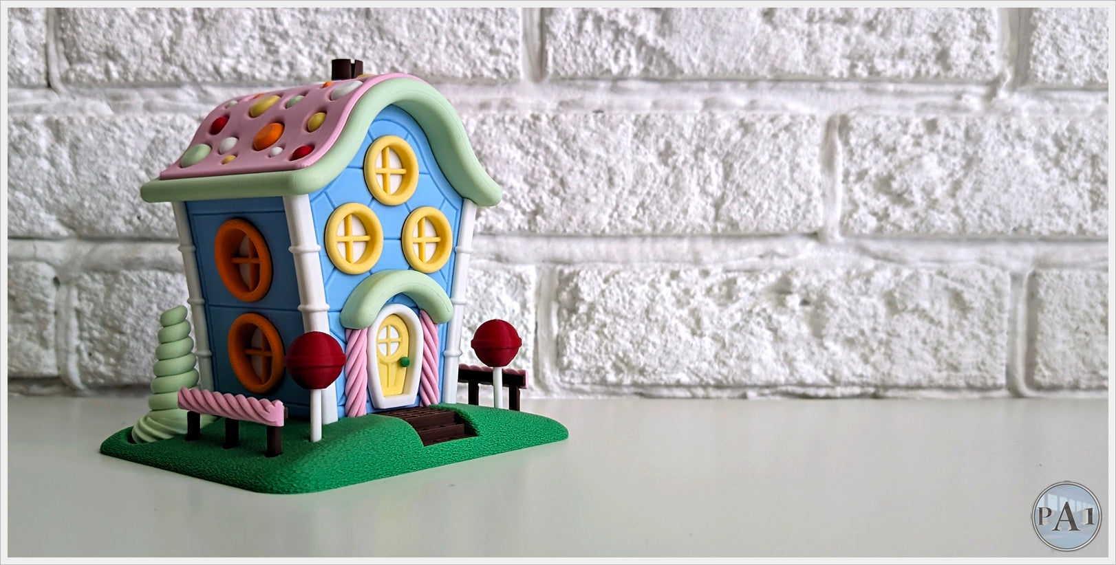 Candy House Light Up Fairy Garden Statue