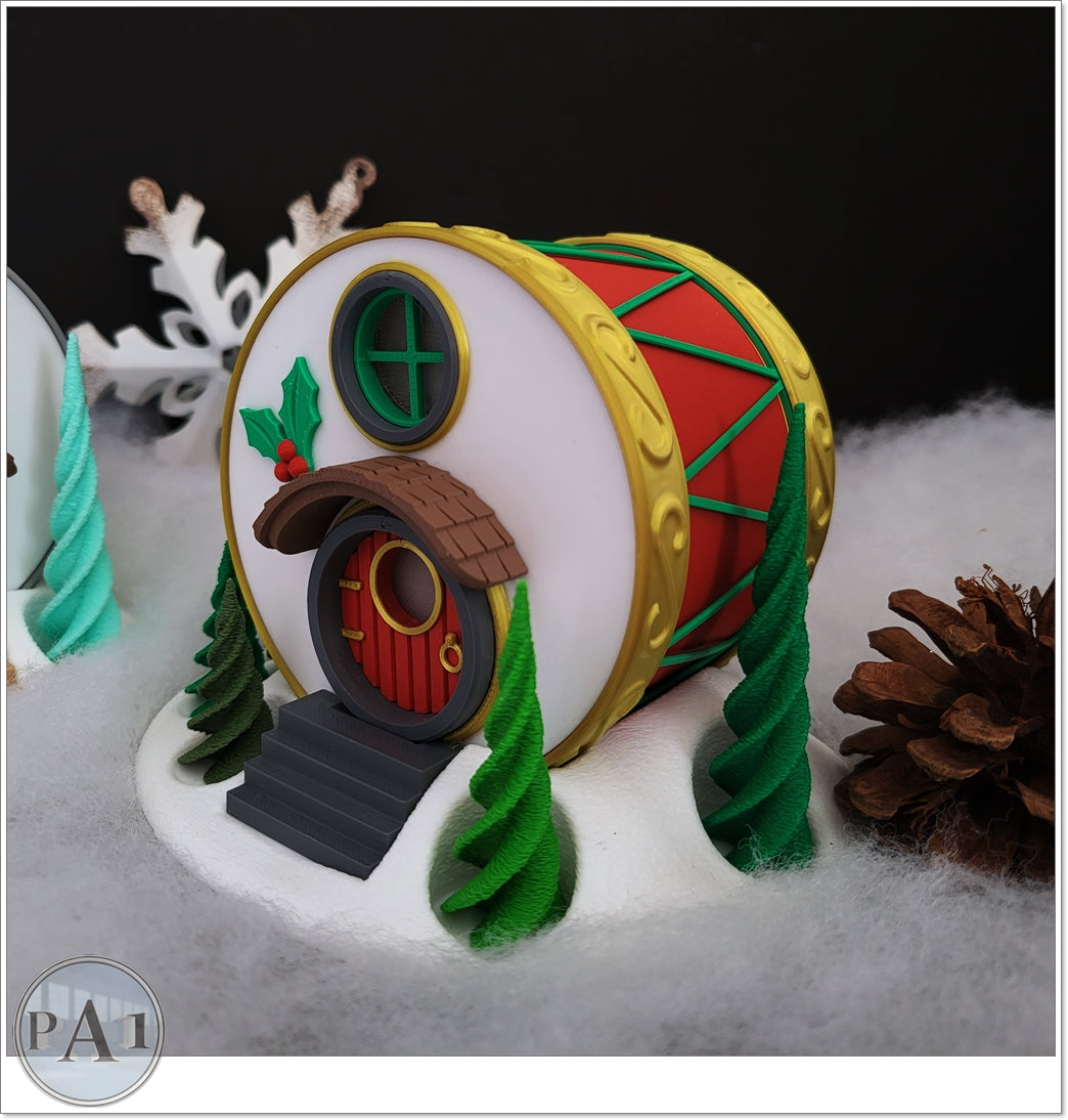 Christmas Drum Light Up