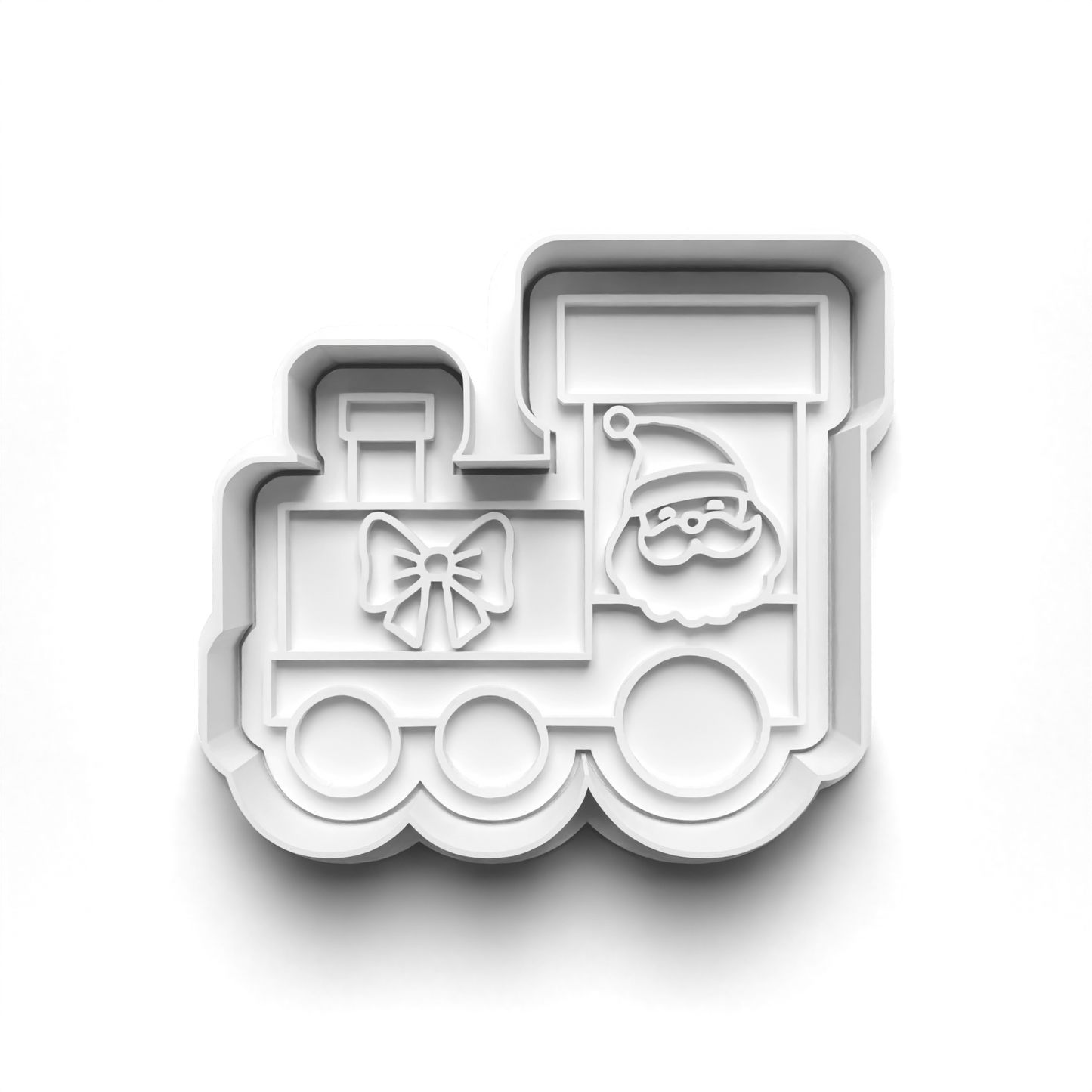 Christmas Train Cookie Cutter Stamp Set