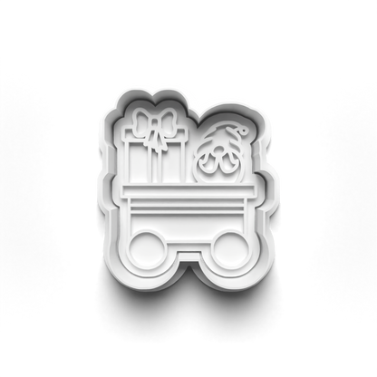 Christmas Train Cookie Cutter Stamp Set