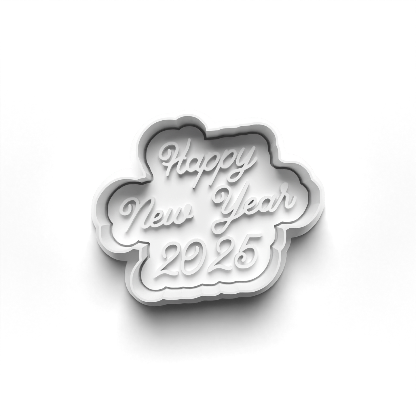 New Years 2025 Cookie Cutter Stamp Set