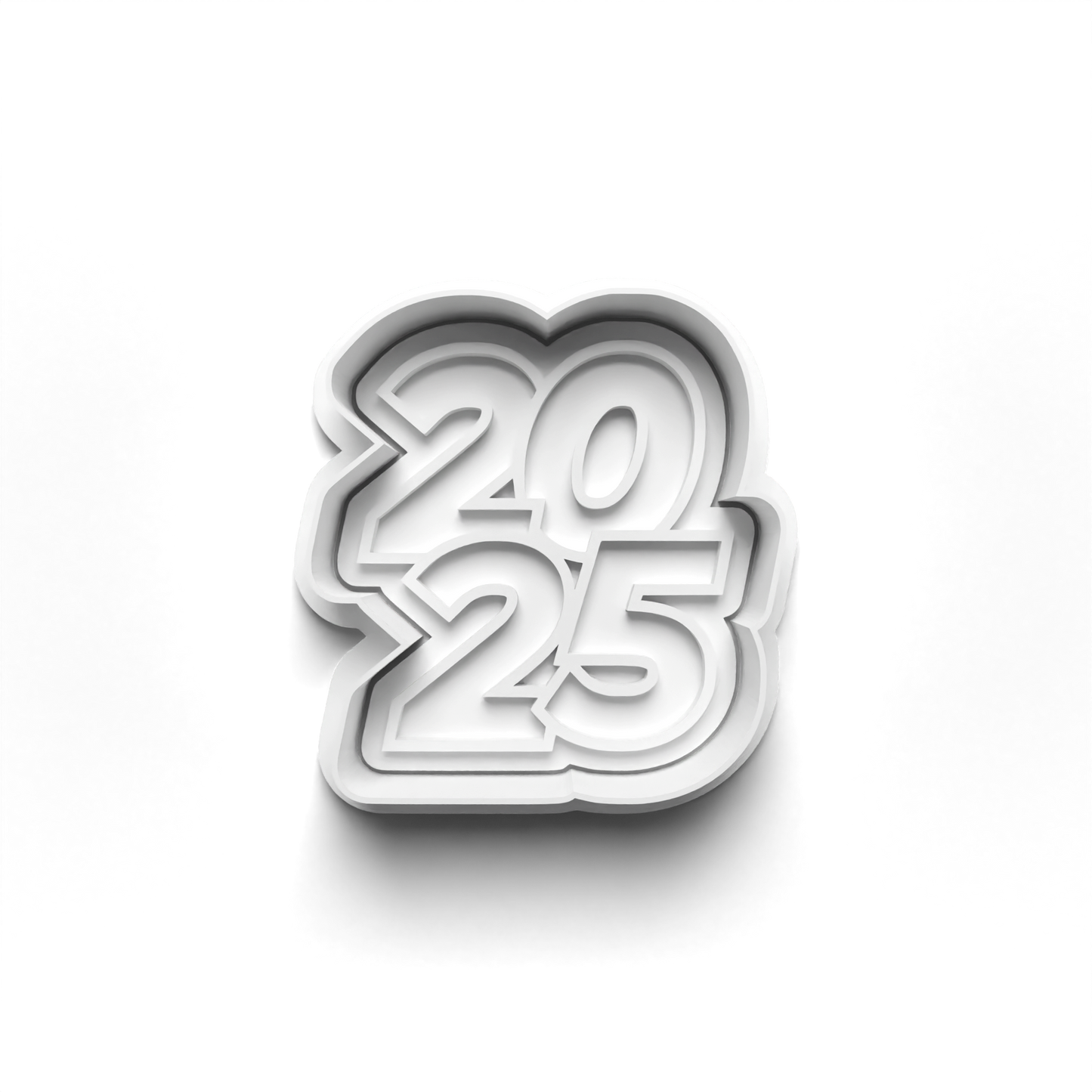 New Years 2025 Cookie Cutter Stamp Set