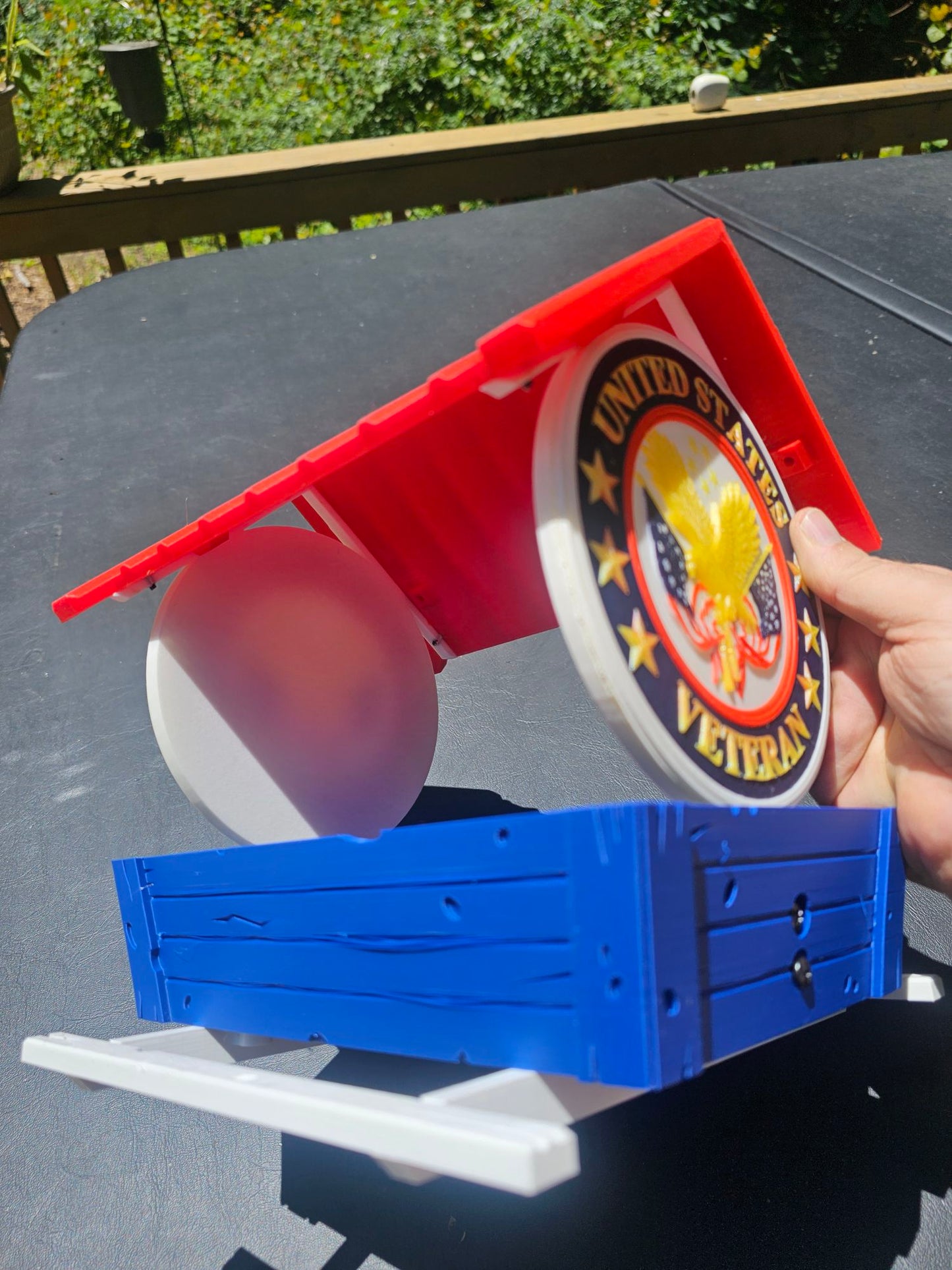 Veteran Military Bird Feeder | Custom Colors