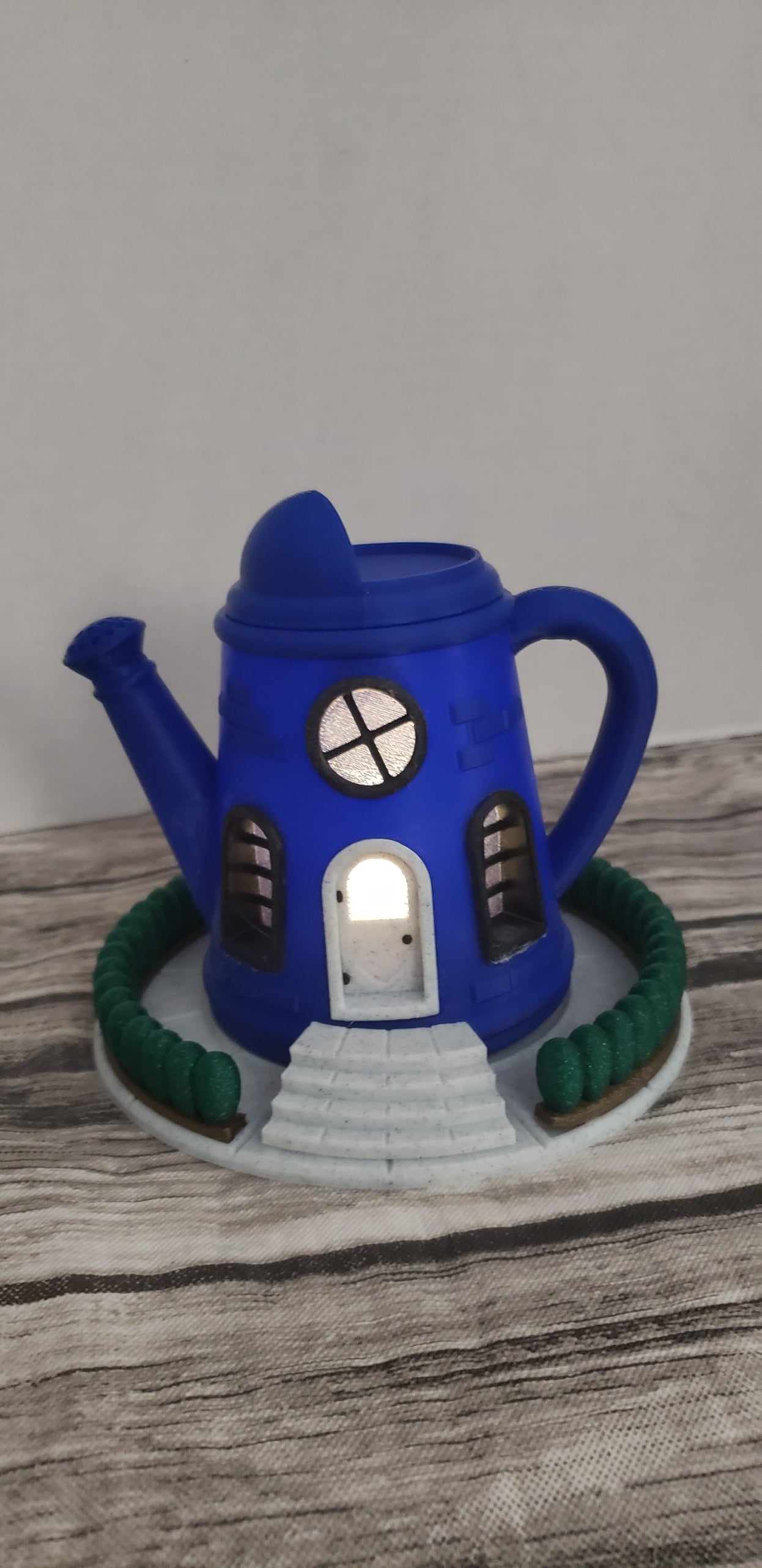 Watering Can Fairy House Statue