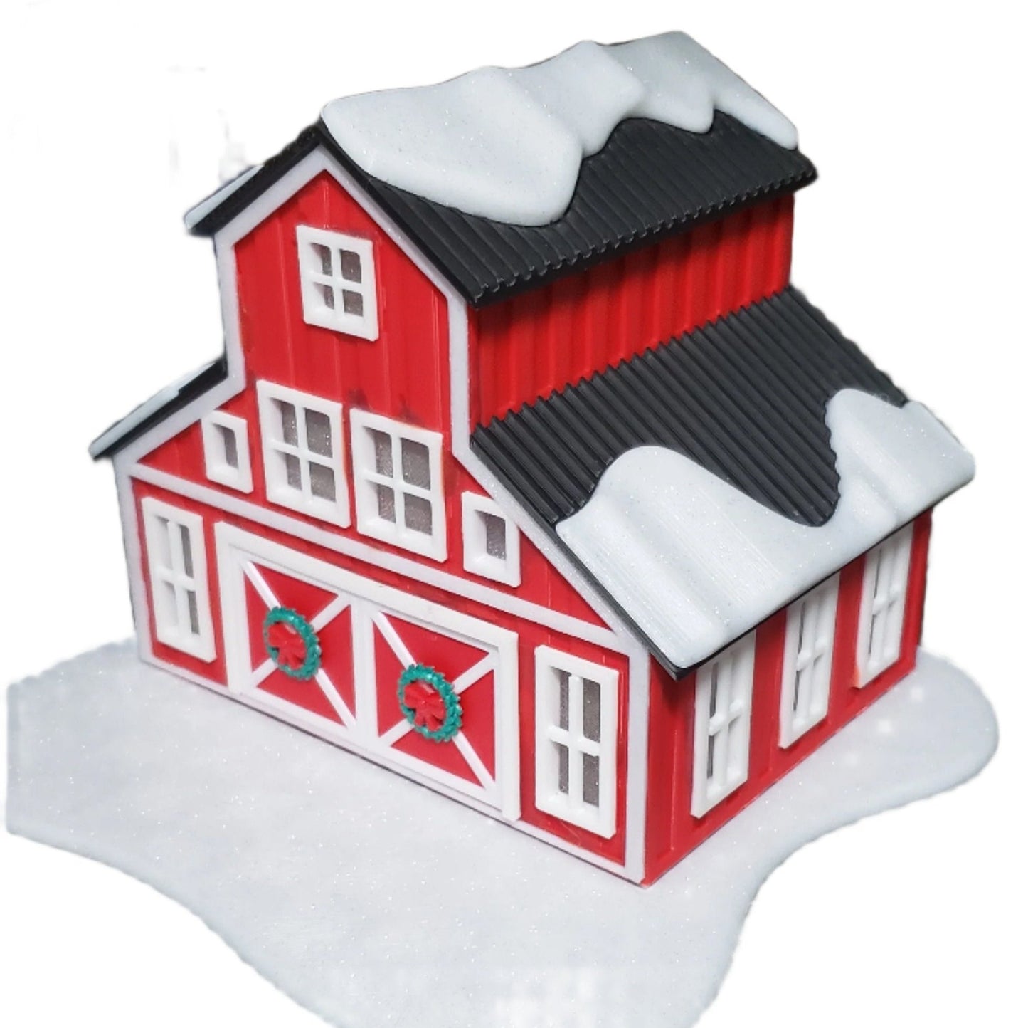 The Barn Christmas Fairy House Statue