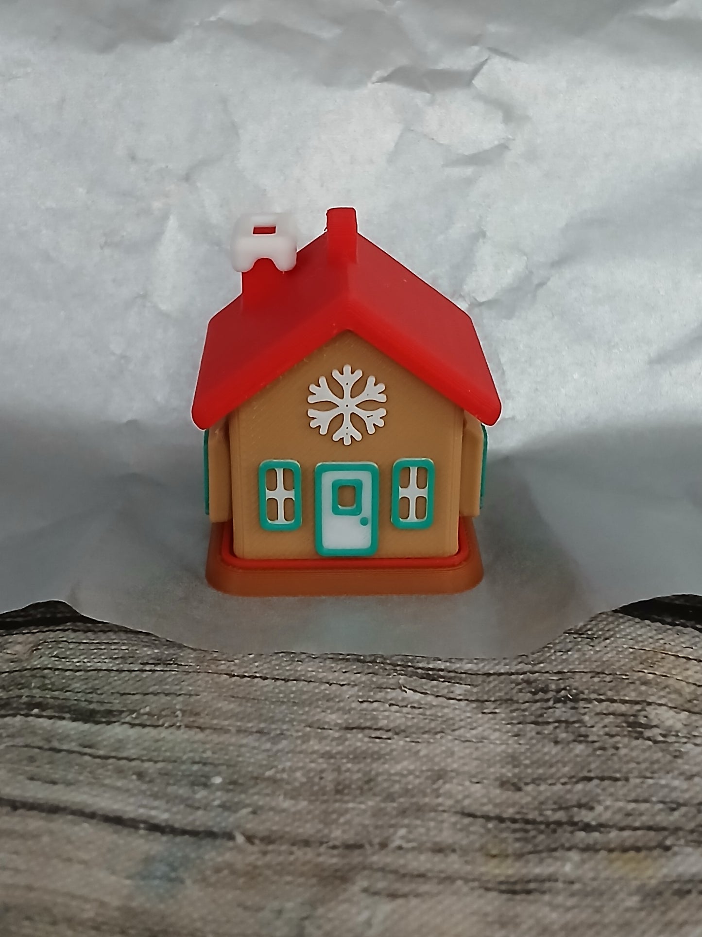 Mini Gingerbread Gingerbread House Christmas Ornaments