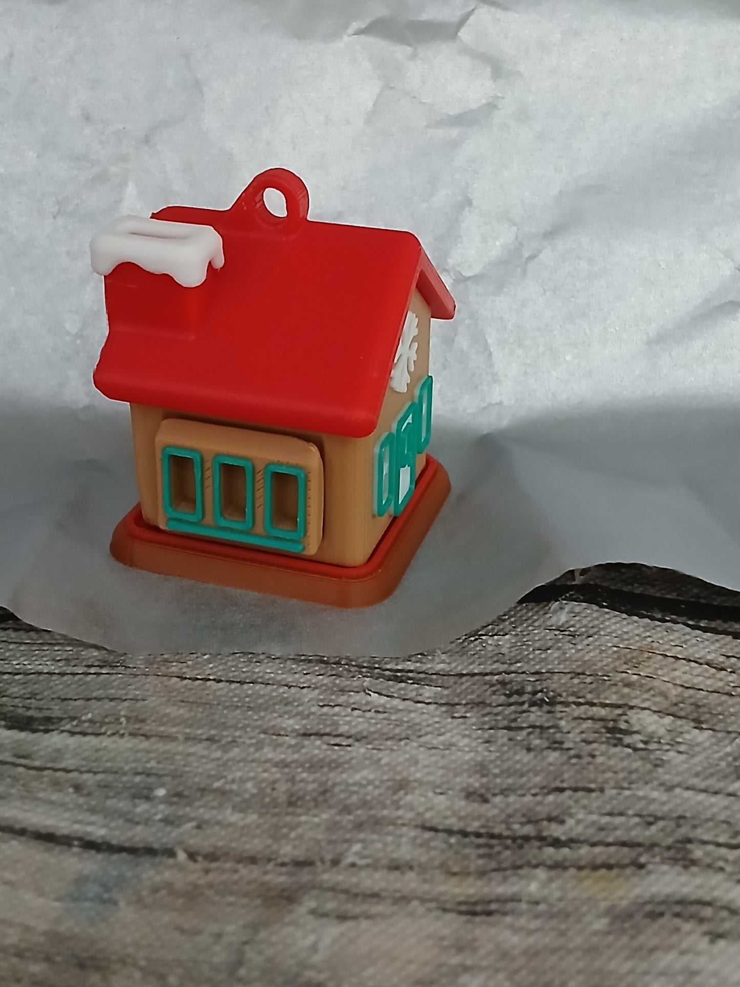 Mini Gingerbread Gingerbread House Christmas Ornaments