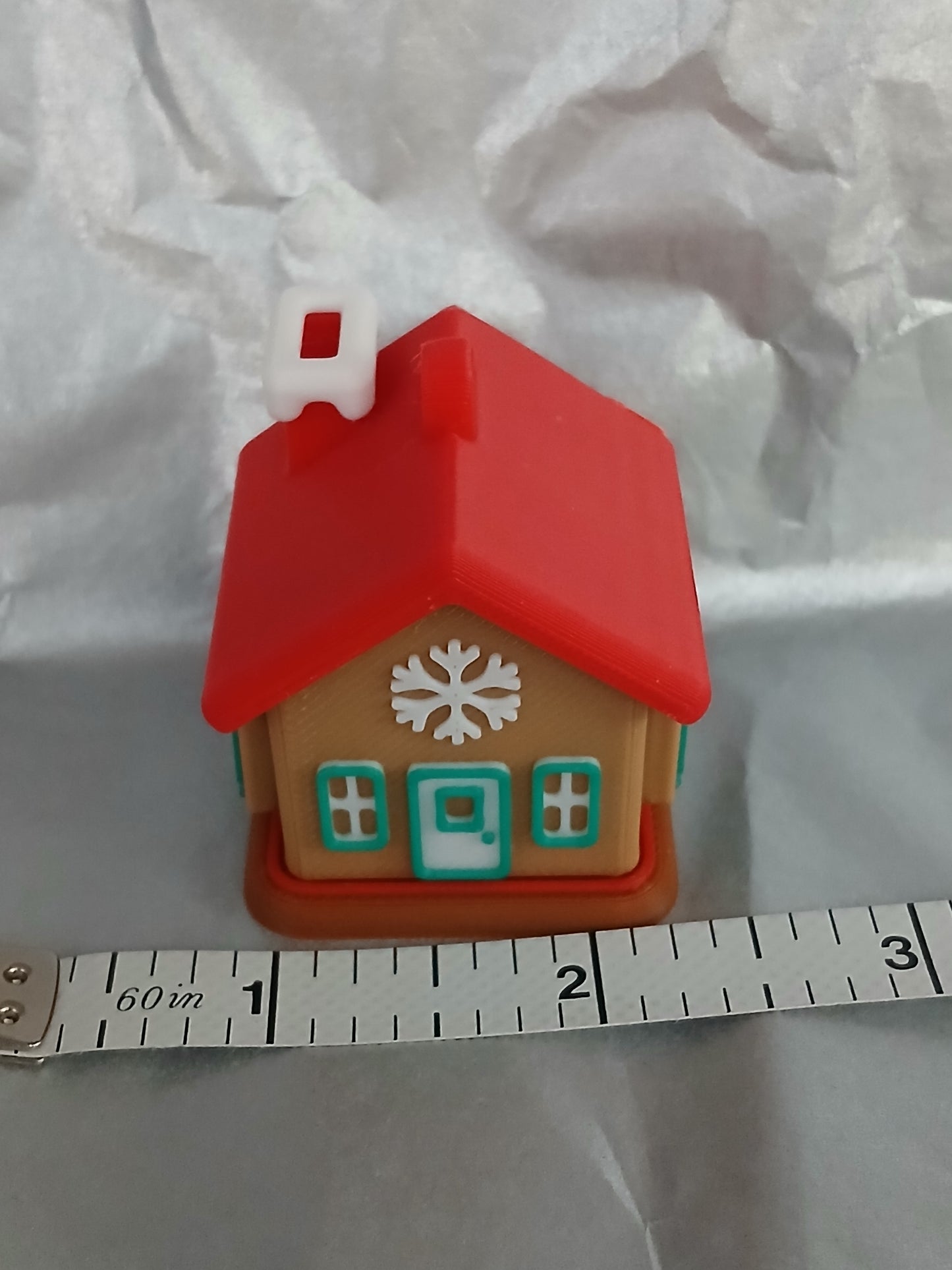 Mini Gingerbread Gingerbread House Christmas Ornaments