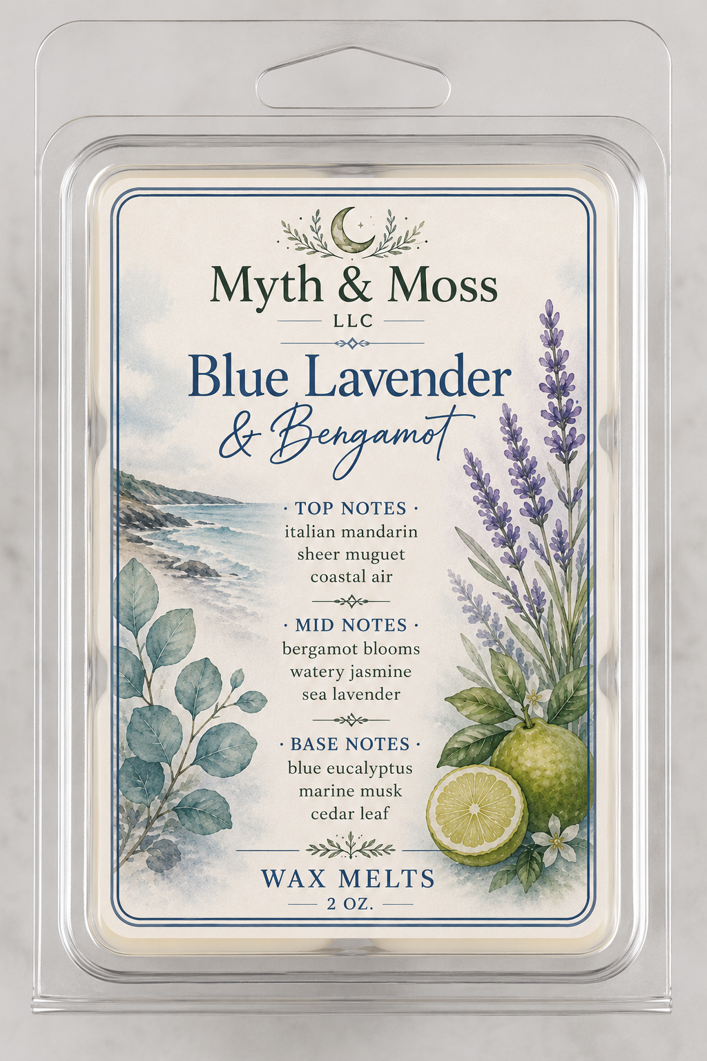 Blue Lavender & Bergamot Wax Melts