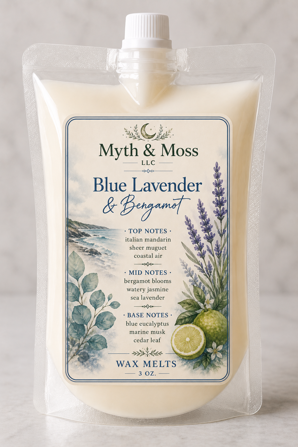 Blue Lavender & Bergamot Wax Melts