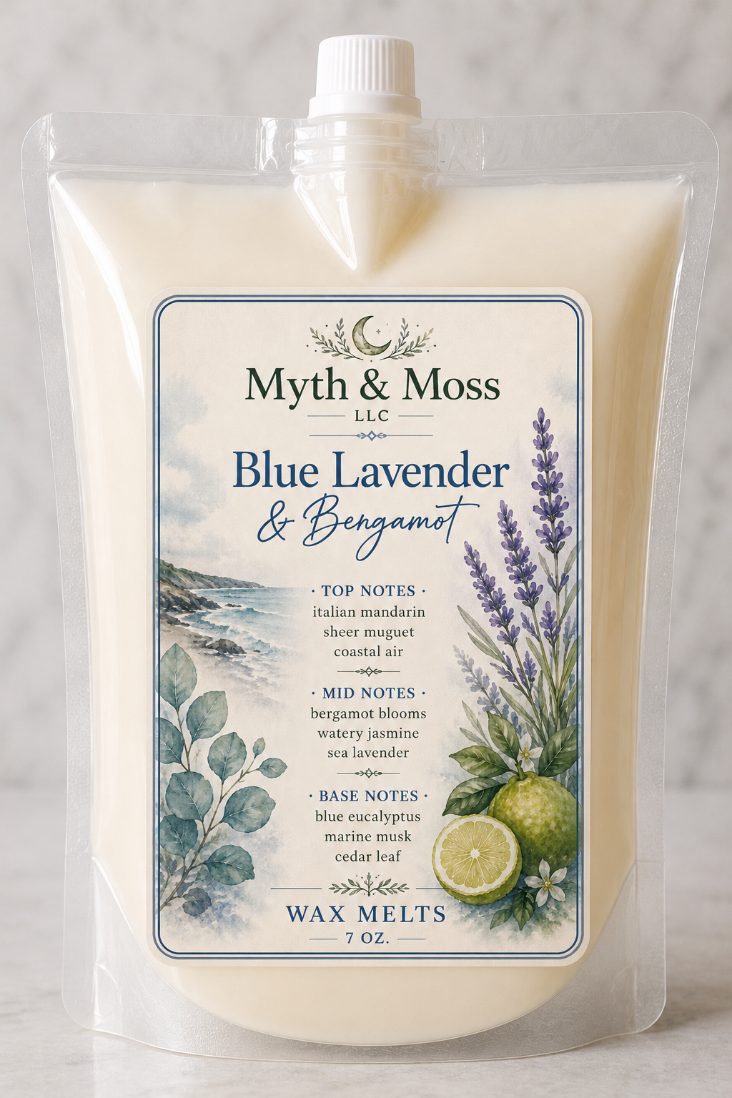 Blue Lavender & Bergamot Wax Melts