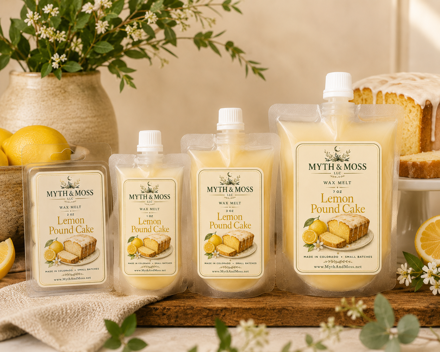 Lemon Poundcake Wax Melts
