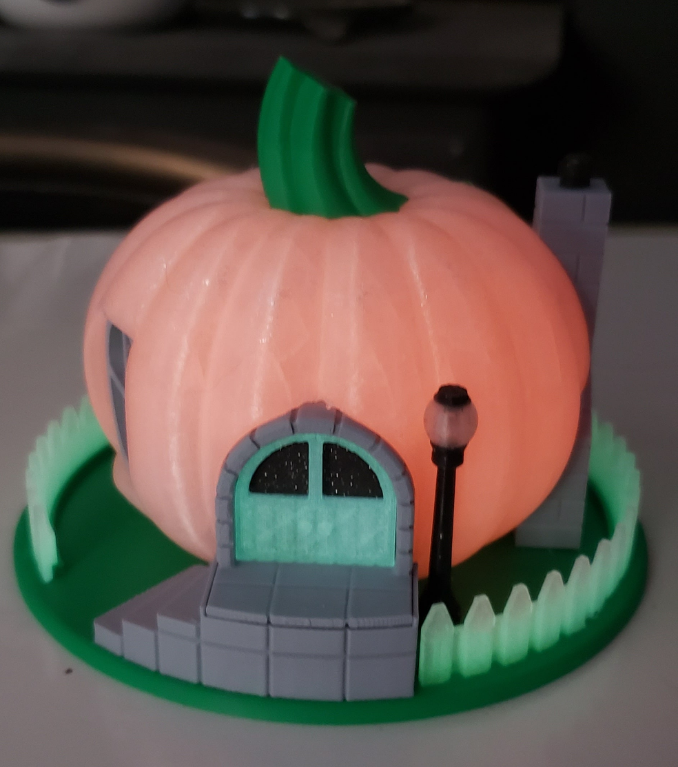 Pumpkin Fairy House