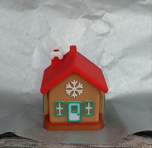 Mini Gingerbread Gingerbread House Christmas Ornaments