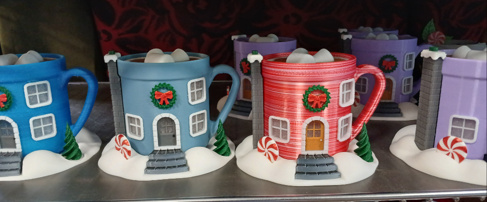 Hot Coco House 1 Light Up Fairy Garden Statue
