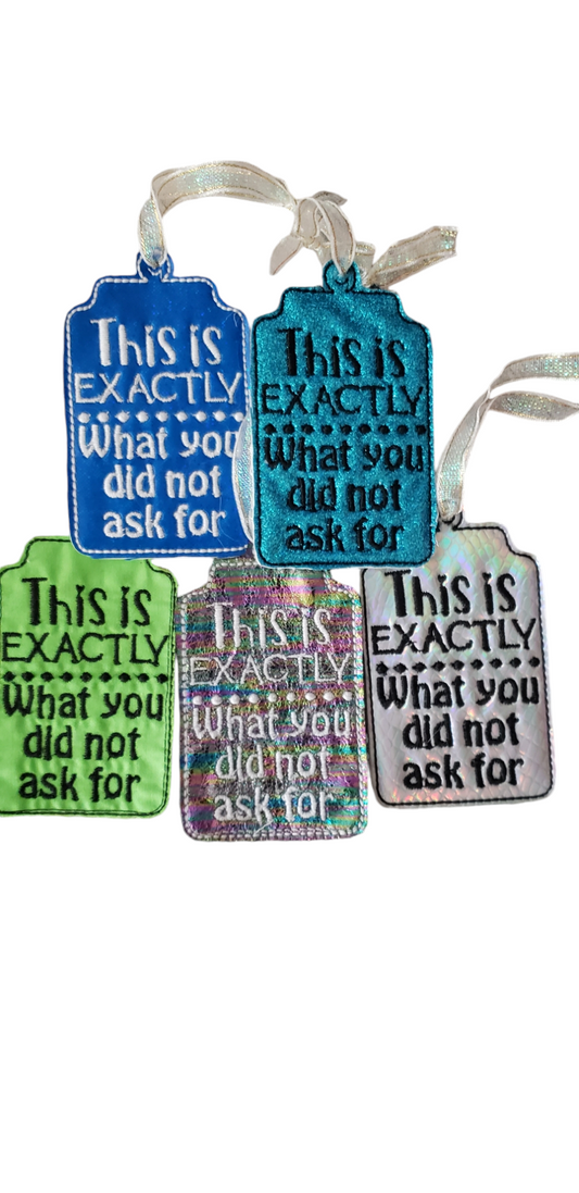 Funny Embroidered Gift Tags