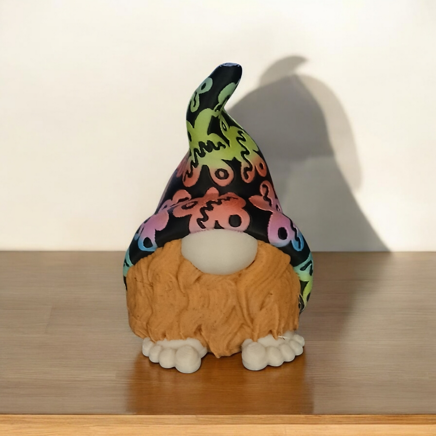 Hippie Flower Gnome Statue