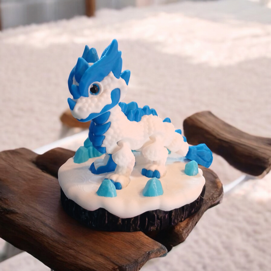 Ice Dragon Fidget Statue