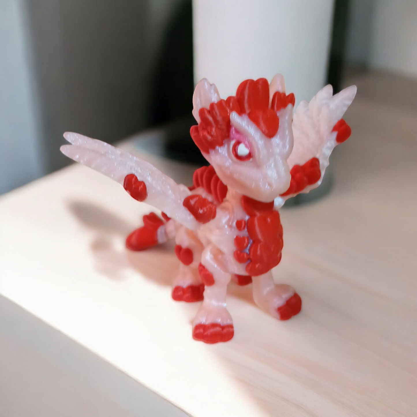 Valentine Dragon Fidget Statue