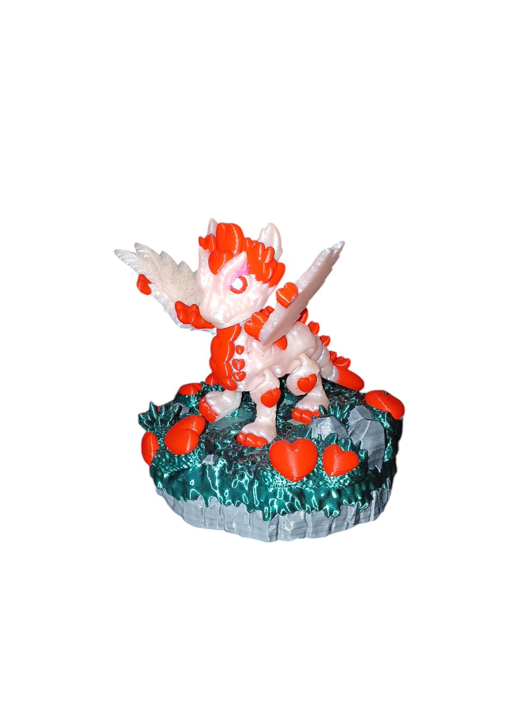 Valentine Dragon Fidget Statue