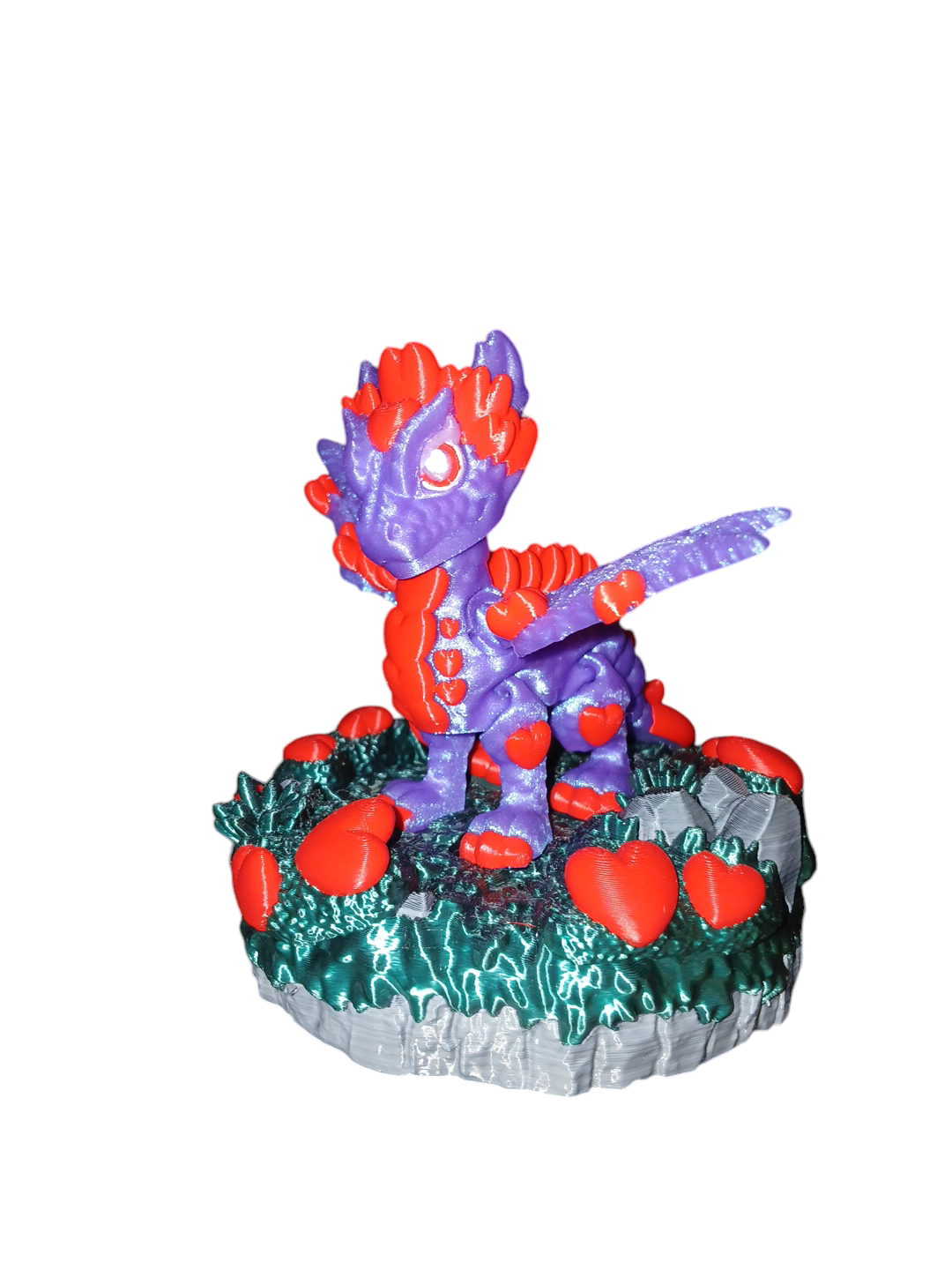 Valentine Dragon Fidget Statue